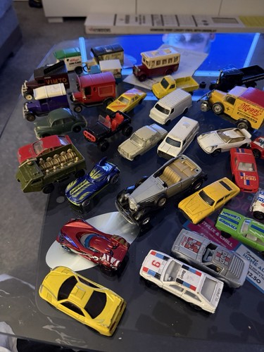 Old toy cars - cars, lot