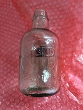 1Dumpy Aqua Glass  Bottle P.H