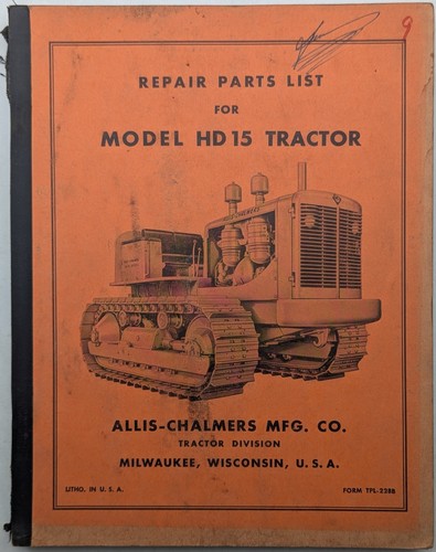 Original allis chalmers model - allis,
