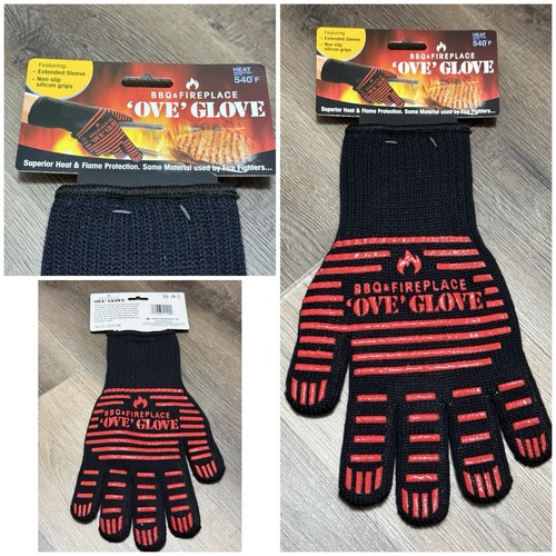 Heat resistant bbq glove long - heat,