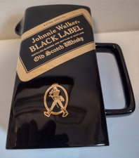Johnnie Walker Black Label Whisky - Ceramic Water Jug - WADE  Pottery  VGC