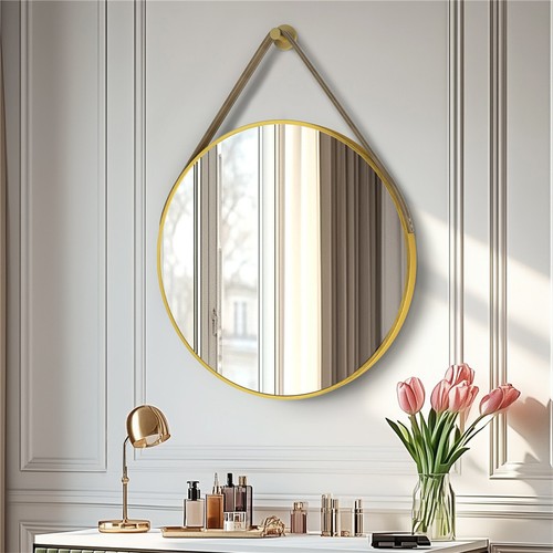 60cm gold wall mirror - wall,