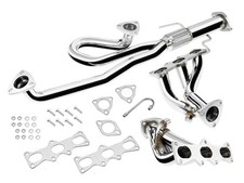 Exhaust manifold header for