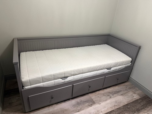 Ikea hemnes day bed grey - bed,