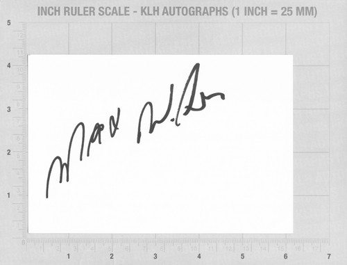 Max wilson hand signed - hand,