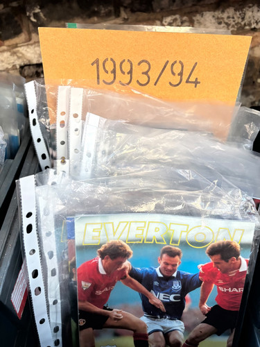 Everton home programmes - home,