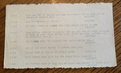 Ww2 original radio log - ww2, okinawa