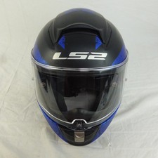 LS2 Vector FF397 Motorcycle Helmet Blue Black Size S
