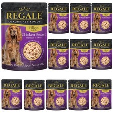 REGALE LUXURY DOG FOOD 12X POUCHES IN JELLY CHICKEN BREAST WITH RICE & LIVER