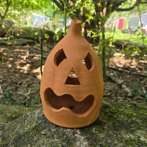 Folk pottery jack lantern - folk,