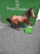 Vintage 1980's Royal Doulton Racehorse Ornamental Figurine