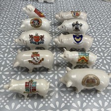 Crested China Pigs x10