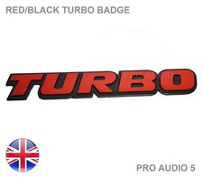 1x BIG Red & Black  Turbo