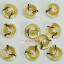 10 Aran Buttons 2 Hole