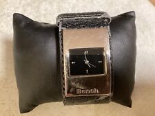 BENCH Quartz Watch, BC0029BK, Working. Needs New Strap
