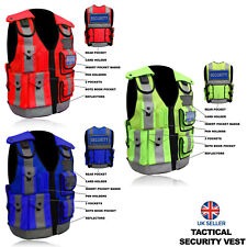 SECURITY VEST HI VIZ TACTICAL