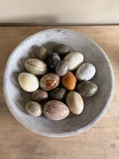 Collection Of Hard Stone Eggs 