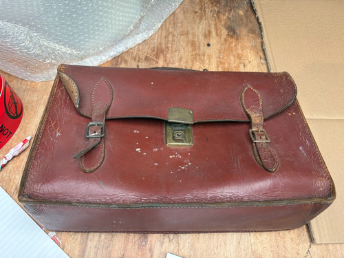 Vintage brown leather - vintage,