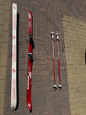Blizzard Rare Austria Skis 180cm & Ski Poles - Collectors Item - Vintage 
