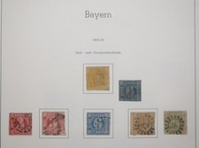 GERMAN STATES BAVARIA BAYERN 1849-62 - Nice Used Collection