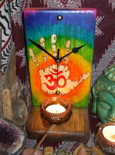 Handcrafted clock hindu - clock,