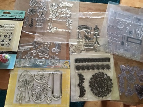 Clear rubber stamps - clear,