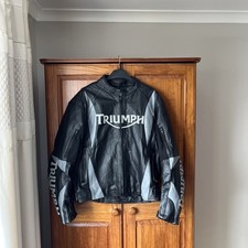 New Triumph Motorrad Racing Biker Leather Jacket, MotoGP biker leather jacket.