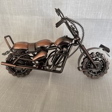 Handmade Metal Motorbike Model