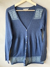 Mantaray Blue Cotton Cardigan