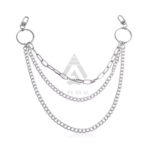 Punk metal chain jeans clip - metal,