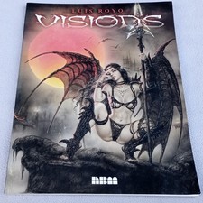 LUIS ROYO VISIONS ADULT FANTASY ART 2001 NBM FIRST EDITION PAPERBACK