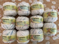 11 X 50g Balls Patons Cotton Splash 53% Cotton 43% Viscose 4% Nylon Shade 2406
