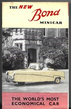 Bond Minicar Mark E 1957-1958