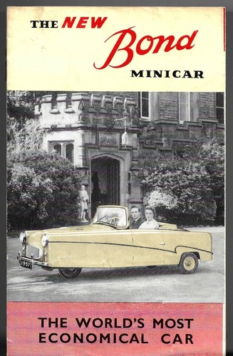 Bond minicar mark 1957 1958 - bond,