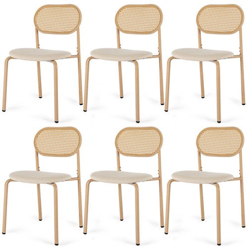 Rattan dining chairs set - rattan,