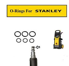 6 Hose to Gun Quick Detach O Ring Seals for Stanley Pressure Washer