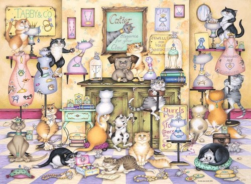Ravensburger crazy cats tabby - cats,