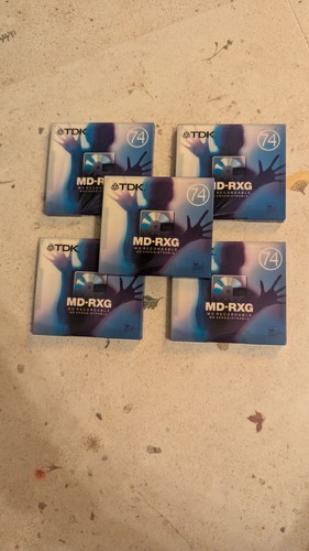 New tdk minidisc rxg - tdk,