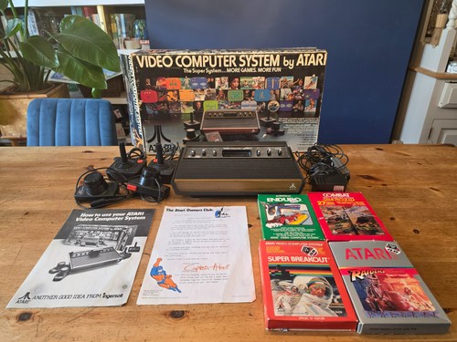 Boxed atari 2600 woody - atari, cx-2600