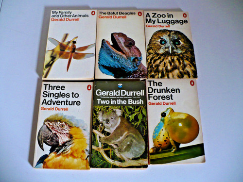 Gerald durrell books bundle - books, 6x