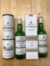2 x *EMPTY* LAPHROAIG (whisky)