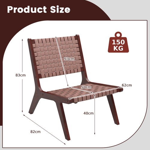 Pack woven leather lounge - 2,