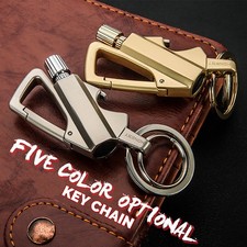 Waterproof Emergency Fire Starter Metal Lighter Matches Bottle Opener Keychain