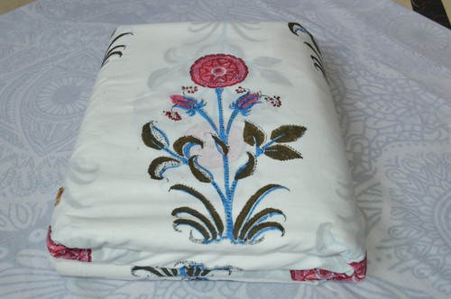 Hand block floral - block, print
