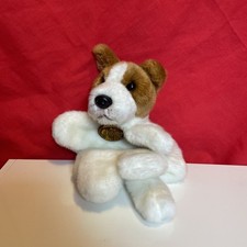 Jack Russell Puppy Dog 9" Faithful Friends Hand Puppet Soft Toy Plush Comforter
