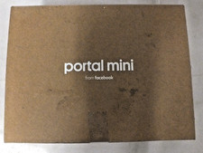 Portal Mini Black 8" from Facebook Smart Hands Free Video Calling c/w Alexa(Hol)
