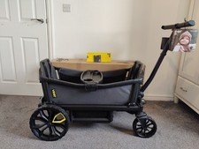 Veer Cruiser All-Terrain Stroller Wagon Hybrid Compact Foldable Black & Grey