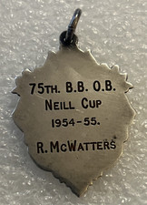 Boys Brigade Medal Sterling