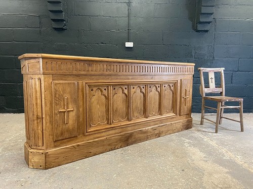 French oak alter - oak, counter.
