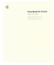 Apple Mac PowerBook G4 12-inch User's Guide Setup Troubleshooting Retro Manual 
